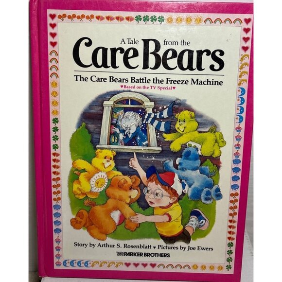 A Tale From The Care Bears Hardcover Books X2 Trouble W/Timothy Freeze Machine - Picture 4 of 11